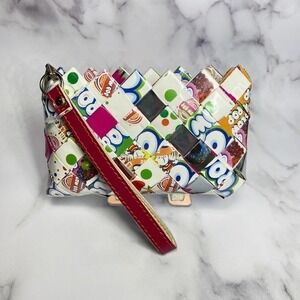 Rare Vintage Candy Wrapper Handmade Clutch / Wristlet